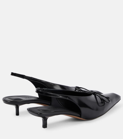 Jacquemus Cubisto 40mm Slingback Pumps In Black