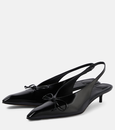 Jacquemus Cubisto 40mm Slingback Pumps In Black