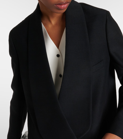 Shop Loro Piana Sheri Virgin Wool Blazer In Black