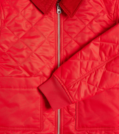 Shop Burberry Quilted Jacket In Pillar
