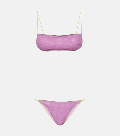 Shop Oseree Oséree Lumière Bikini In Purple