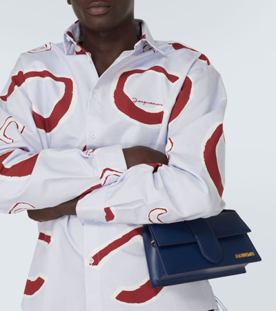 Jacquemus La Chemise Simon Cotton Shirt In Blue