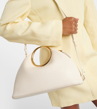 Jacquemus Le Calino Leather Tote Bag In Light Ivory