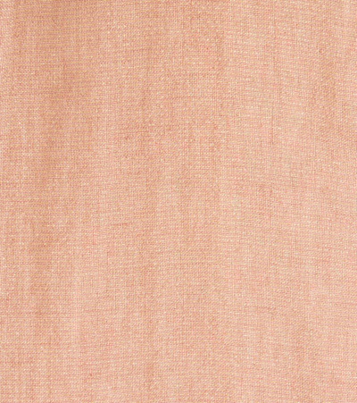 Donsje Revoi Linen-blend Pants In Rust Metallic