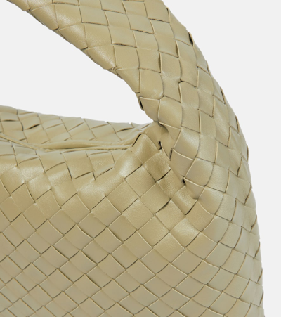 Bottega Veneta Small Hop Bag In Travertine - Muse Bra