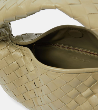 Bottega Veneta Small Hop Bag In Travertine - Muse Bra