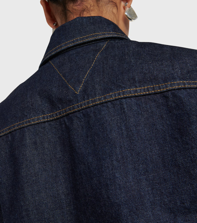 Bottega Veneta Denim Shirt In Indigo