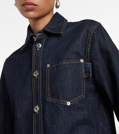 Bottega Veneta Denim Shirt In Indigo