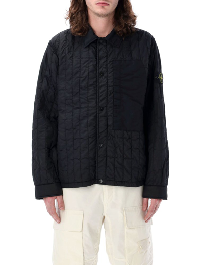 Shop Stone Island Pointed In Black