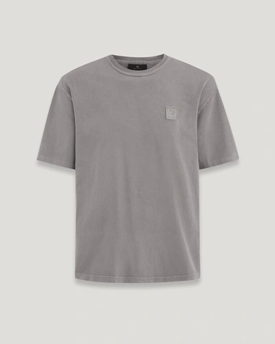 Shop Belstaff Mineral Outliner T-shirt In Dark Cloud Grey
