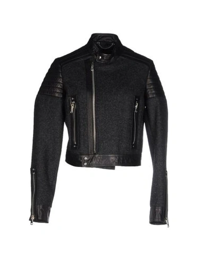 Shop Diesel Biker Jacket In Black