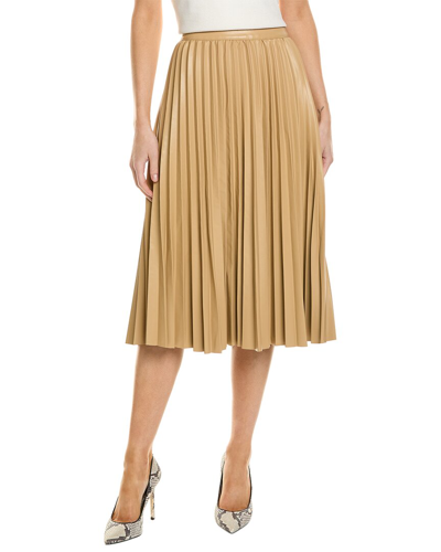 Shop Alexia Admor Isabella Midi Skirt In Brown