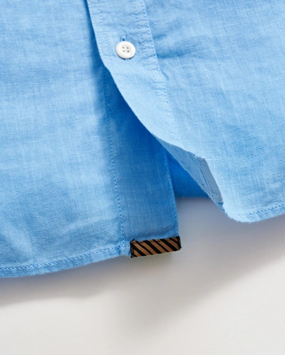 Shop Billy Reid Tuscumbia Linen Shirt Button Down In French Blue