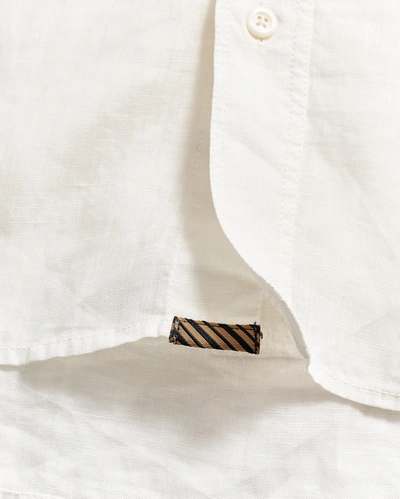 Billy Reid Tuscumbia Linen Shirt Button Down In White