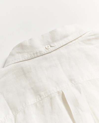 Billy Reid Tuscumbia Linen Shirt Button Down In White