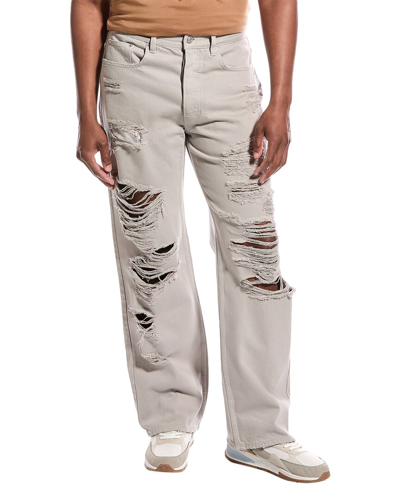 Shop Frame Denim Extra Wide Leg Smoke Grey Jean