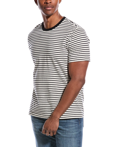 Shop Frame Striped T-shirt In Black