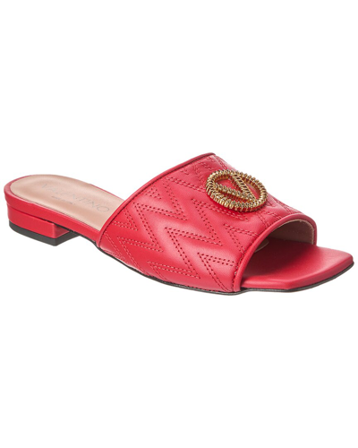 Shop Valentino By Mario Valentino Afrodite Leather Sandal In Red