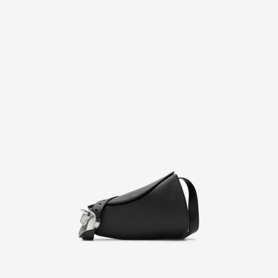 Shop Burberry Small Horn Bag In Slate