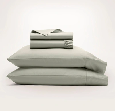 Boll & Branch Organic Signature Hemmed Sheet Set In Sageleaf [hidden]