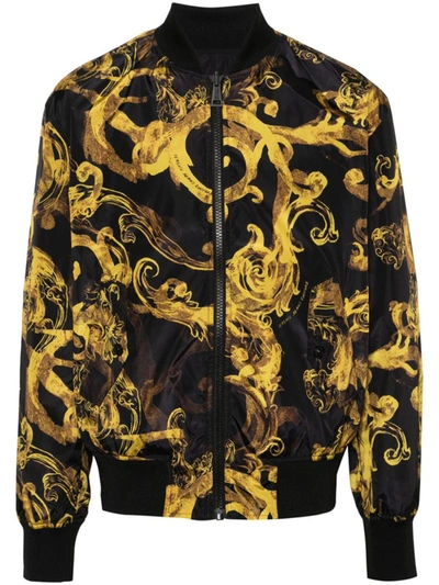 Shop Versace Jeans Couture Jackets In Black