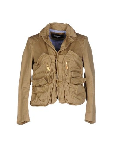 Dsquared2 Jacket In Sand