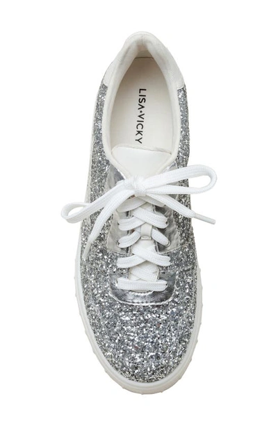 Shop Lisa Vicky Pal Platform Sneaker In Silver