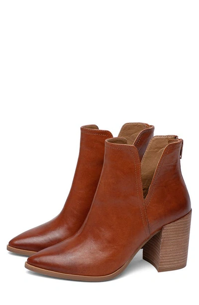 Shop Lisa Vicky Saucy Western Boot In Cognac