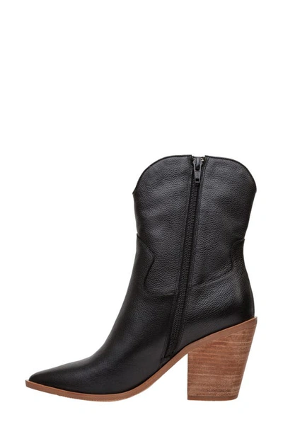Shop Lisa Vicky Maven Western Boot In Black Leather