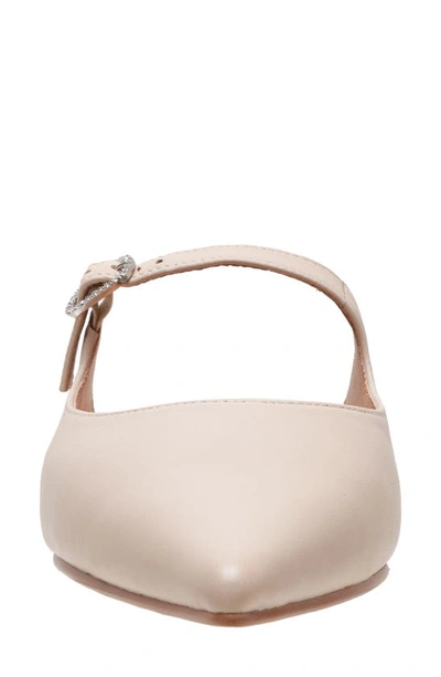 Lisa Vicky Moment Pointed Toe Mule In Nude