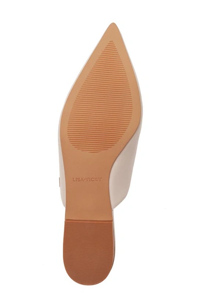 Lisa Vicky Moment Pointed Toe Mule In Nude
