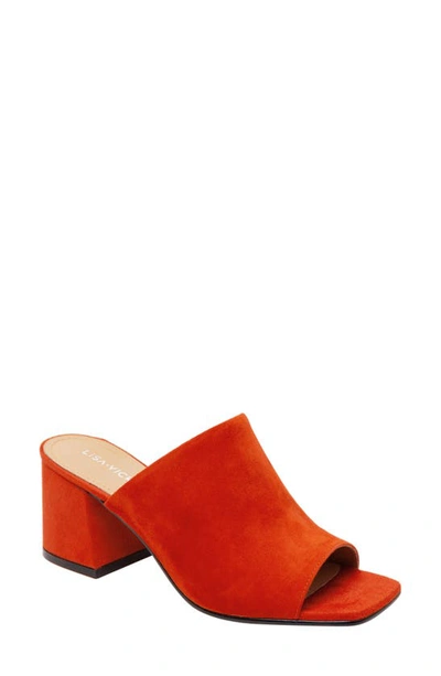 Shop Lisa Vicky Ideal Open Toe Mule In Burnt Ochre