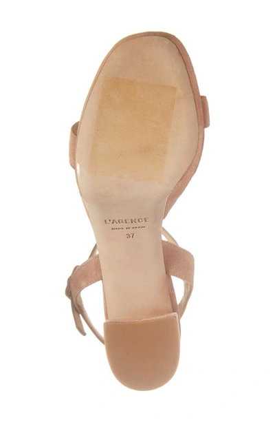 Shop L Agence Odila Platform Sandal In Tan