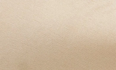 Lisa Vicky Move Crystal Embellished Pointed Toe Satin Flat In Champagne