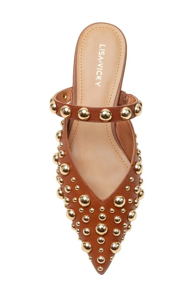 Shop Lisa Vicky Mantra Stud Mule In Whiskey