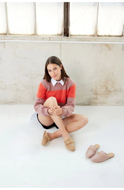 Lisa Vicky Effect Mule In Tan Camel