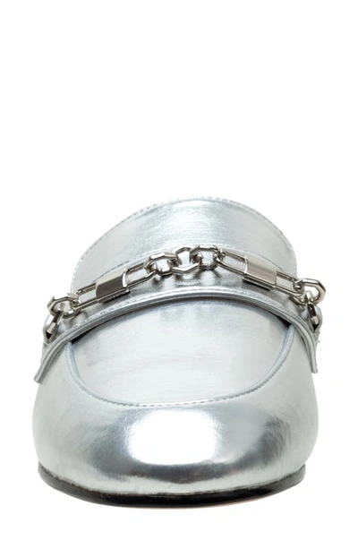 Lisa Vicky Effect Mule In Silver