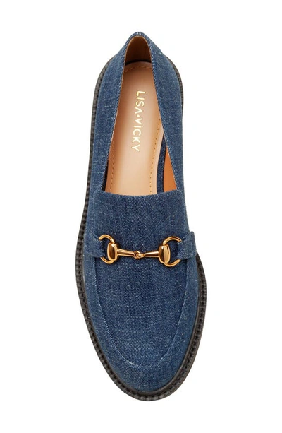 Shop Lisa Vicky Zany Loafer In Dark Blue