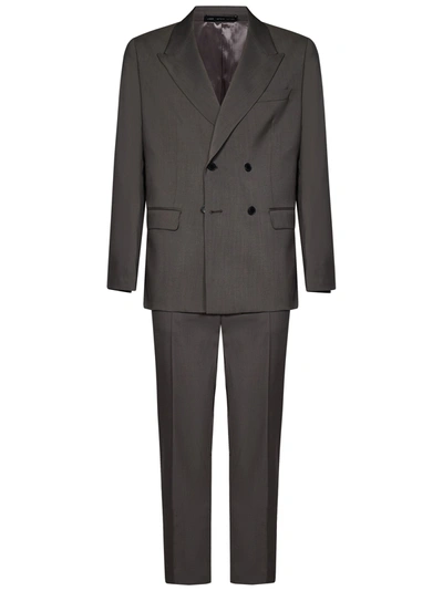 Shop Low Brand 2b Suit In Grigio