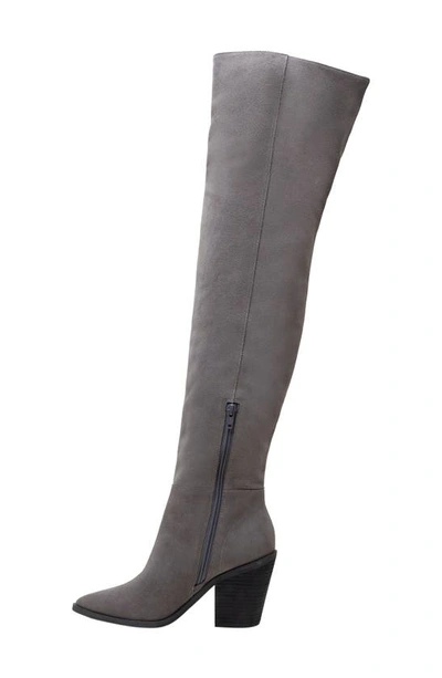 Shop Lisa Vicky Maxi Over The Knee Boot In Stone