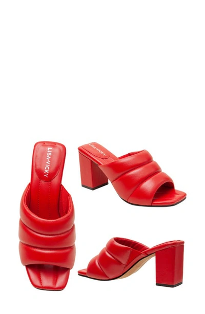 Shop Lisa Vicky Very Sandal In Samba Red