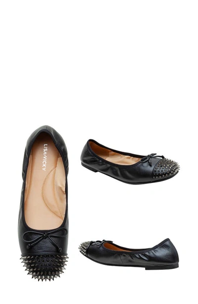 Lisa Vicky Bliss 2 Ballet Flat In Black