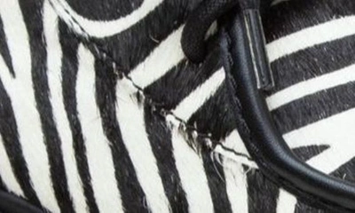 Shop Lisa Vicky Dare 2 Genuine Calf Hair Lug Sole Derby In Zebra