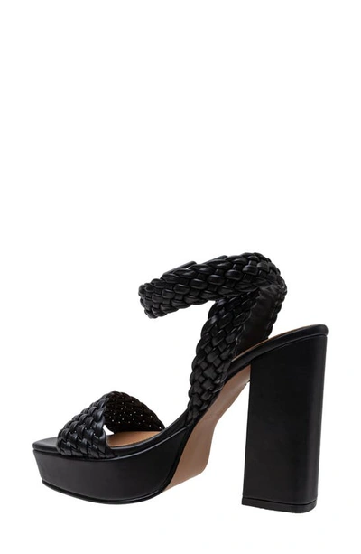 Shop Lisa Vicky Jewel Platform Sandal In Black