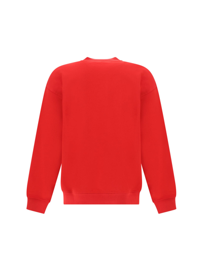 Shop Diesel Sweatshirt In Formula Red