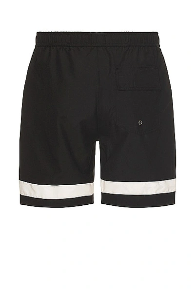 Blue Sky Inn Waiter Swim Trunks In Black