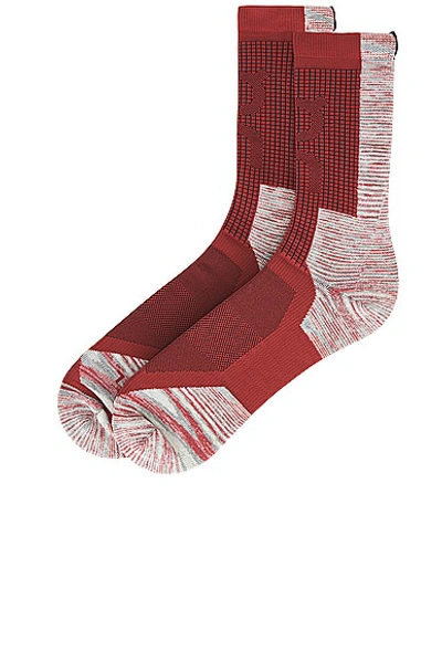On Explorer Merino Sock In Chili & Red
