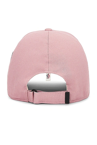 Moncler Baseball Cap In Pink