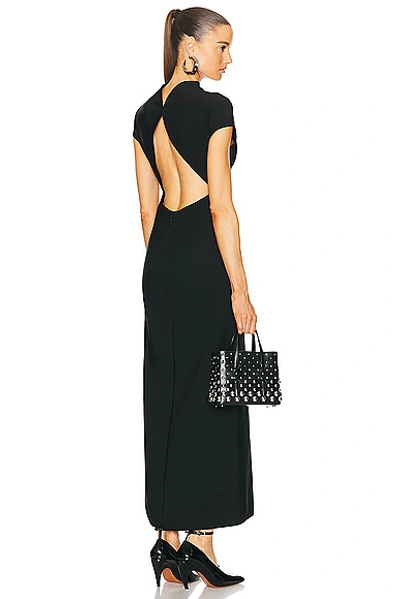 Shop Ala?a Corset Dress In Noir