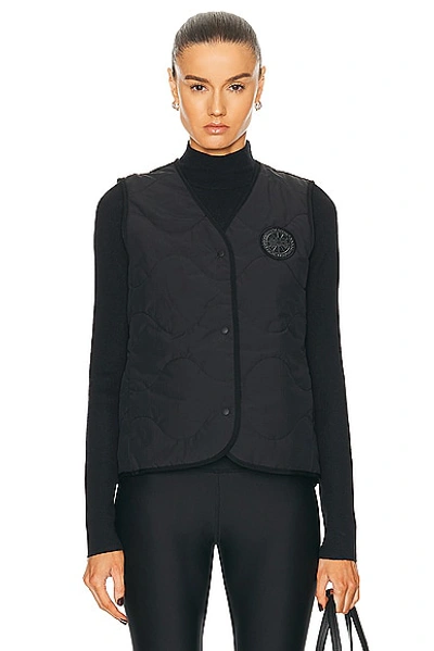 Shop Canada Goose Annex Liner Vest In Black